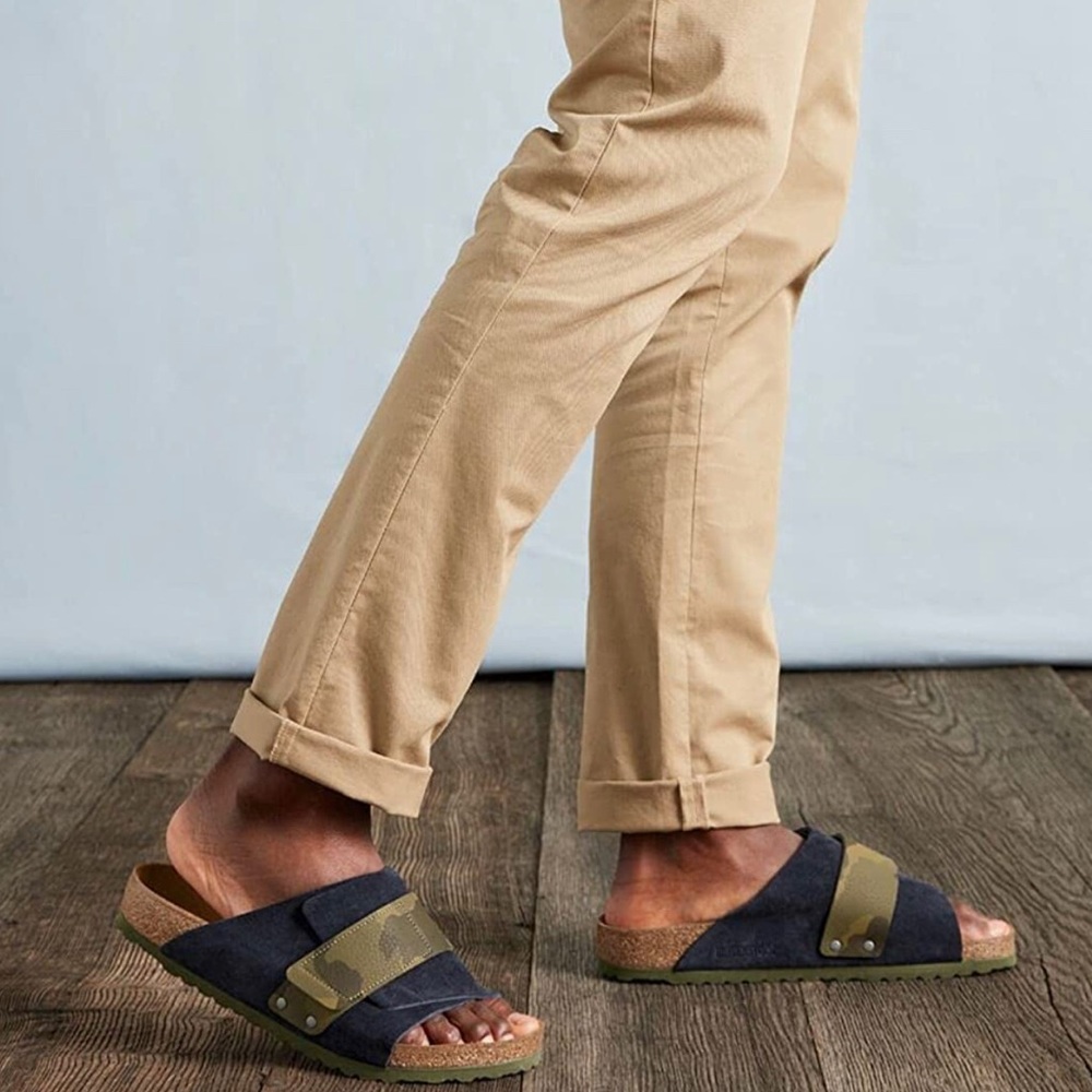 Unisex Birkenstock Kyoto Midnight Camo Green EU39 - Picture 3 of 9